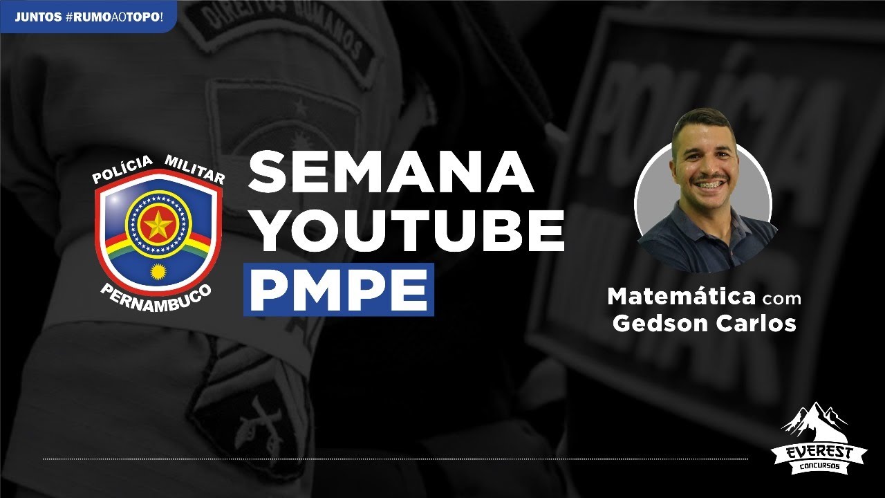 SEMANA PMPE: RACIOCÍNIO LÓGICO - Prof. Gedson Carlos  | Banca INSTITUTO AOCP