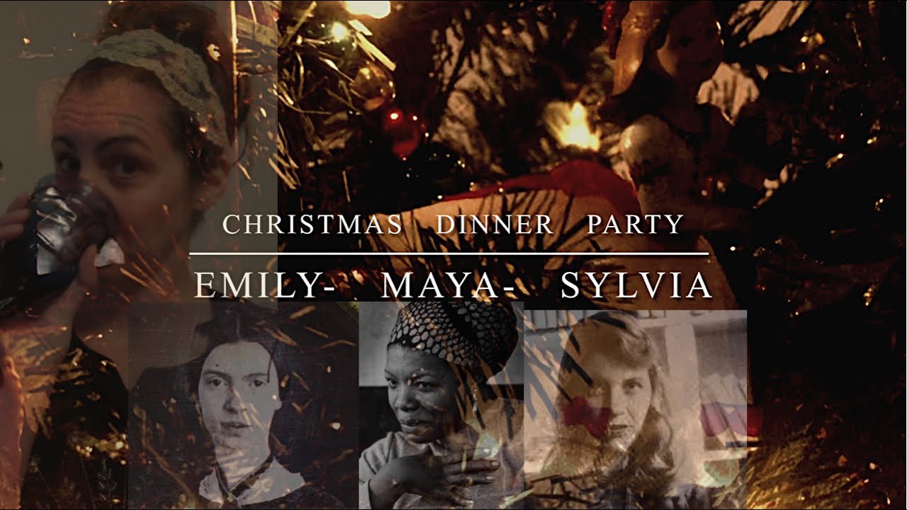 Holiday Dinner Party with Poets 🎄• Role-play •  with Emily, Maya and Sylvia - You’re invited!♥️