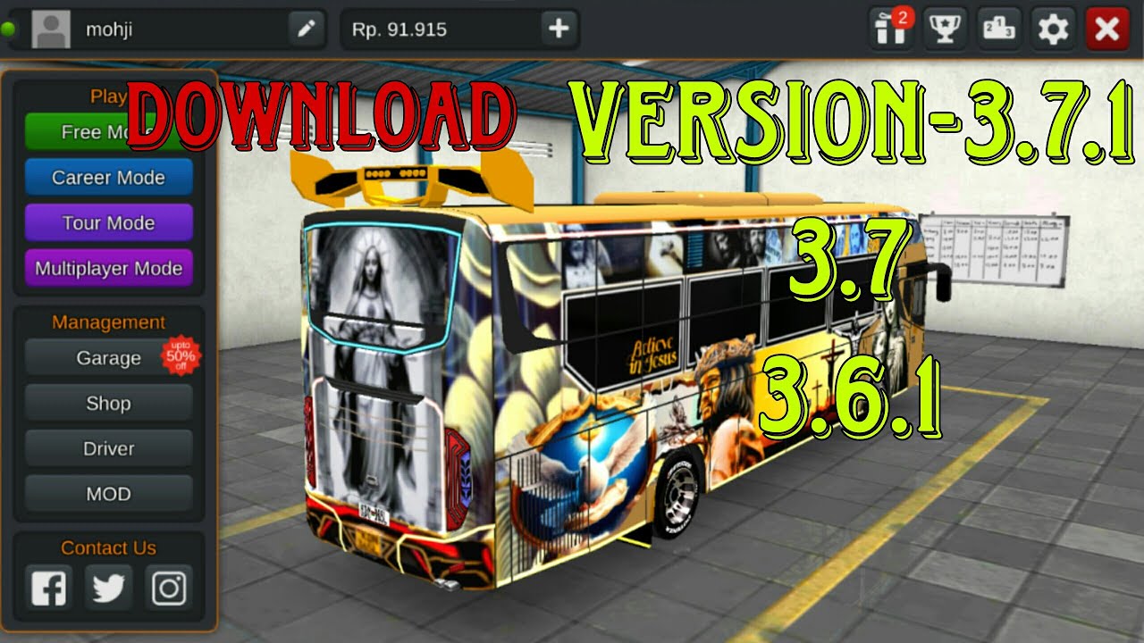 how to install bussid 3.7.1 oldversions in 2024