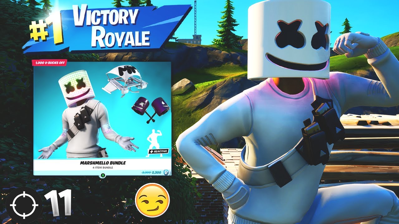 11 Kill Solo Win With Marshmello Gameplay In Fortnite Battle Royale (Season 6)