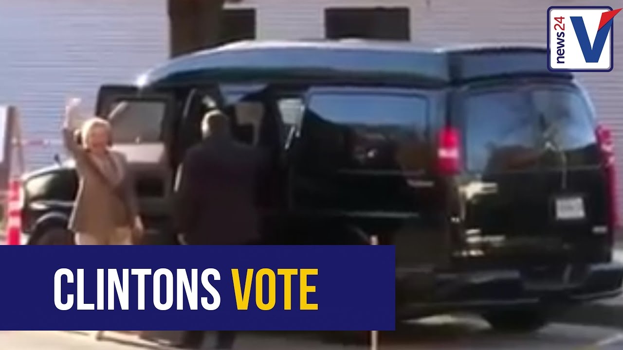 WATCH: Hillary and Bill Clinton cast vote in New York
