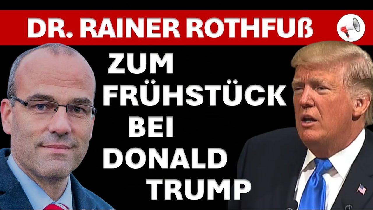 Direkt aus Washington: Dr. Rainer Rothfuß zu Gast beim Gebetsfrühstück mit Donald Trump