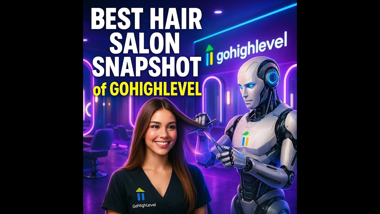 The Ultimate GoHighLevel AI HAIR SALON SNAPSHOT- Funnels,Websites, Workflows,AI Agents- Automated