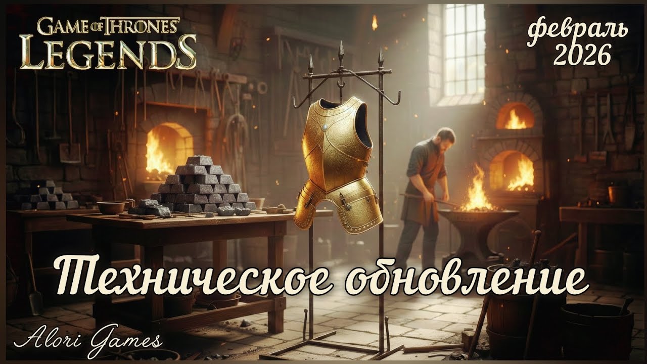 Улучшения за железо! Тех.обновление 02.2026 Game of Thrones Legends