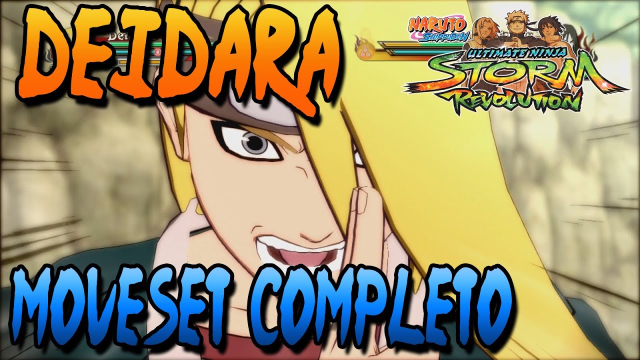 Naruto Storm Revolution: Deidara Moveset Completo