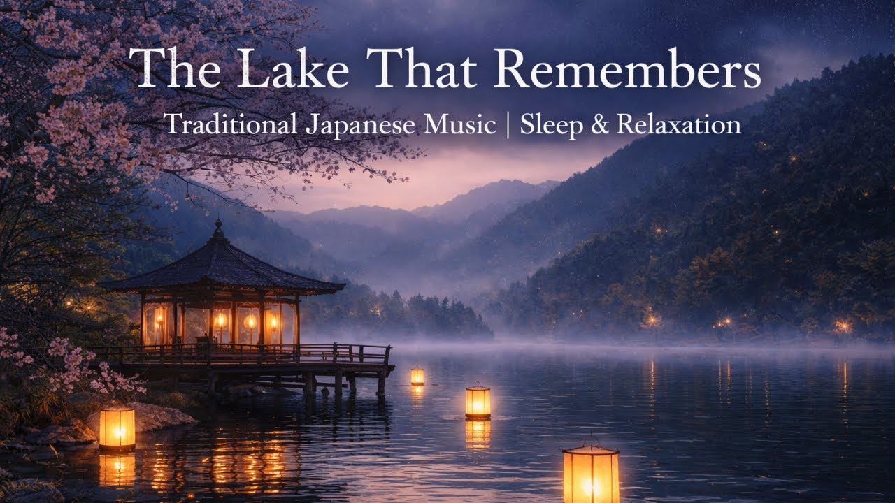 Traditional Japanese Music (邦楽) | The Blooming Lake | Sleep & Relaxation