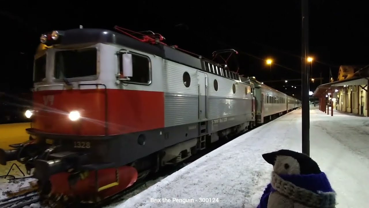 🐧 VY night train/nattåg @ 🇸🇪 Luleå C - 30 January 2024