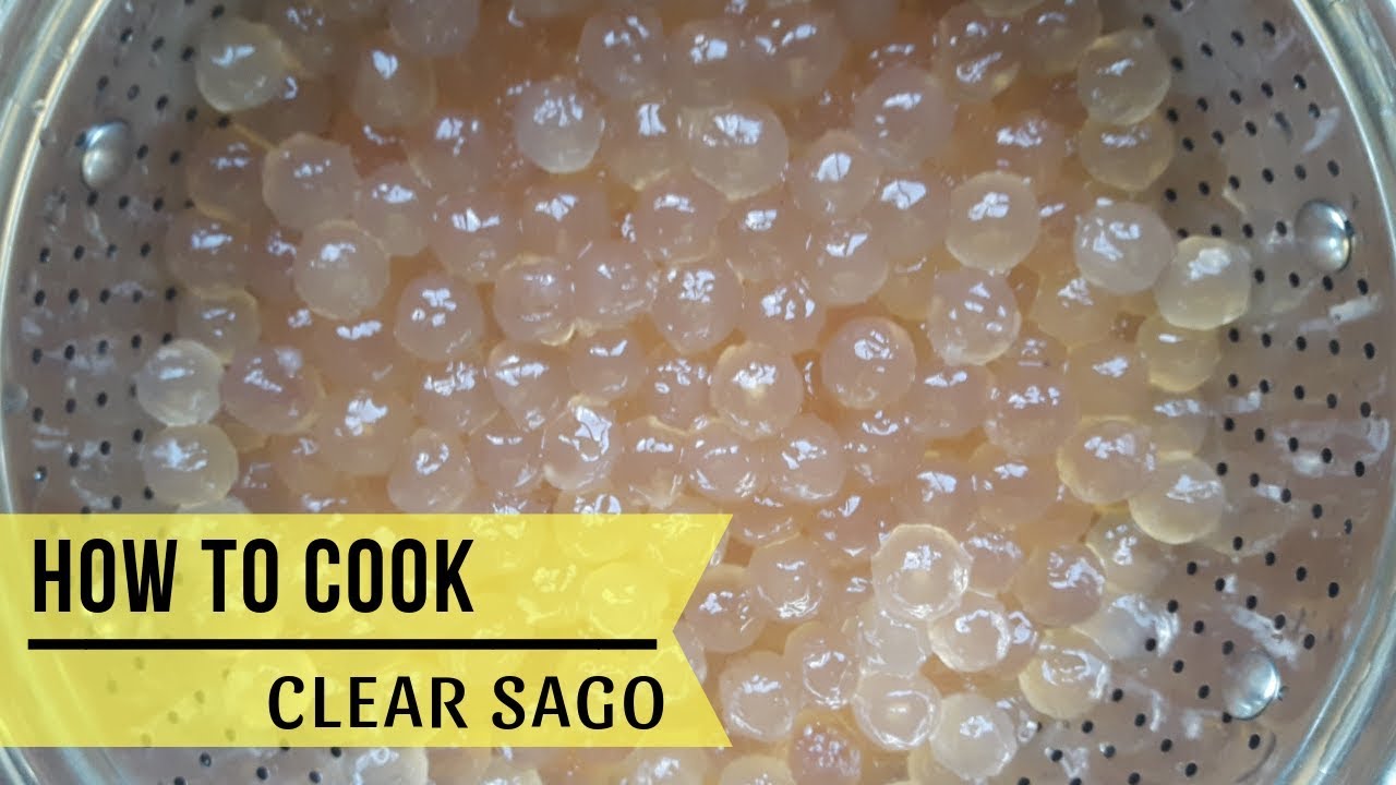 How to Cook Sago (Tapioca Pearl) - walang naiiwang puti sa gitna