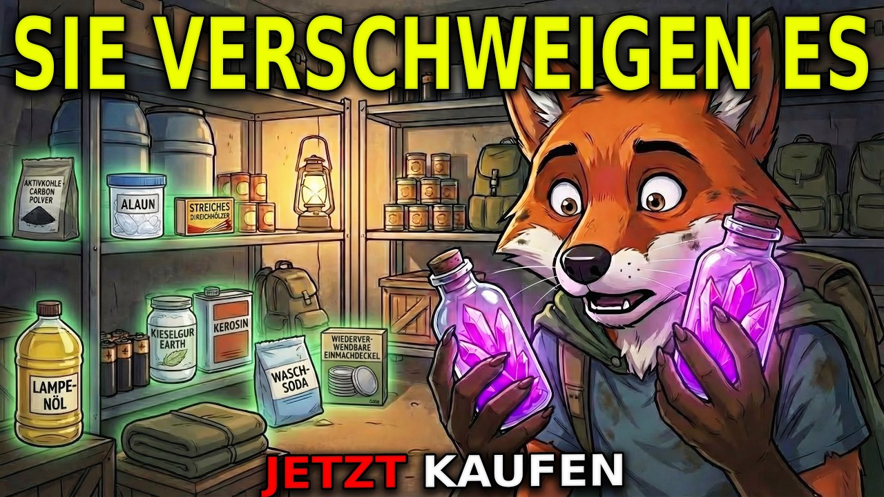 Diese 10 verschwindenden Vorr&auml;te retten dich in Krisen sofort vor dem Ende