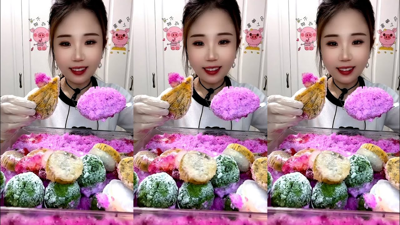 ASMR SHAVED ICE EATING YY