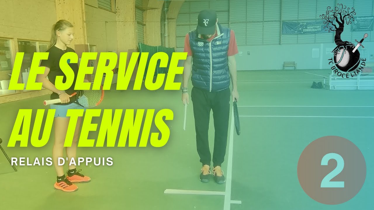 Technique de service au tennis : le jeu de jambes