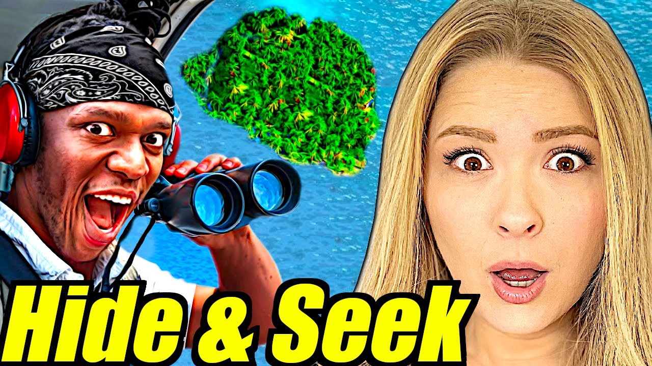 Americans React To SIDEMEN HIDE & SEEK ON AN ISLAND vs 40 YOUTUBERS