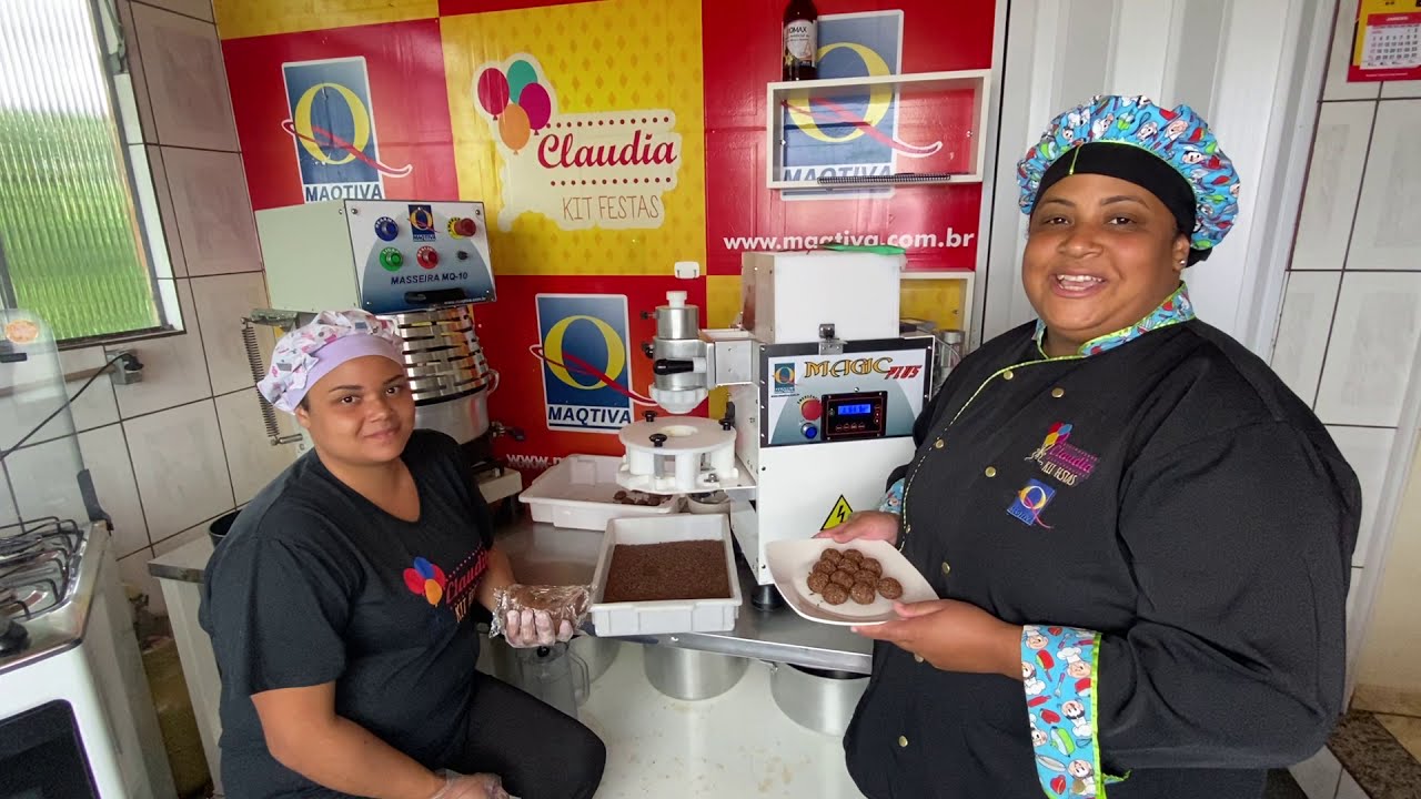 Fazendo brigadeiro na modeladora sem complicação!