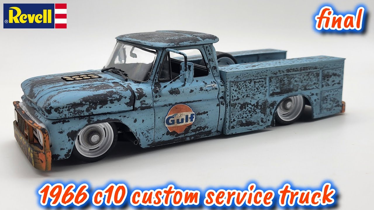 Revell 1966 c10 custom service truck (final review)