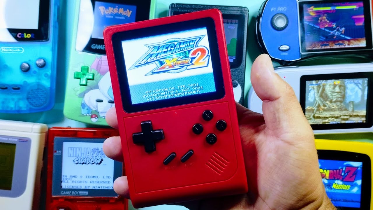 GB300 Análise e Comparação Com SF2000 Sup Game Station Game Boy Color...