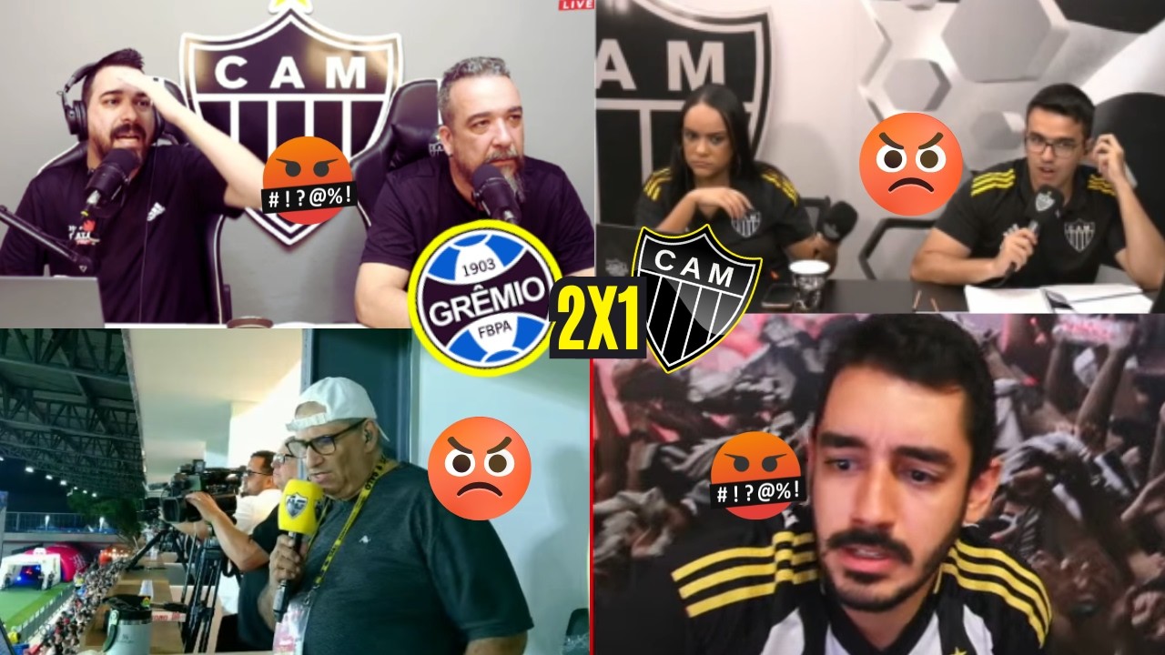 REAÇÕES DOS TORCEDORES DO GALO FURIOSOS COM DERROTA 2 A 1 PRO GRÊMIO - BRASILEIRÃO 2026