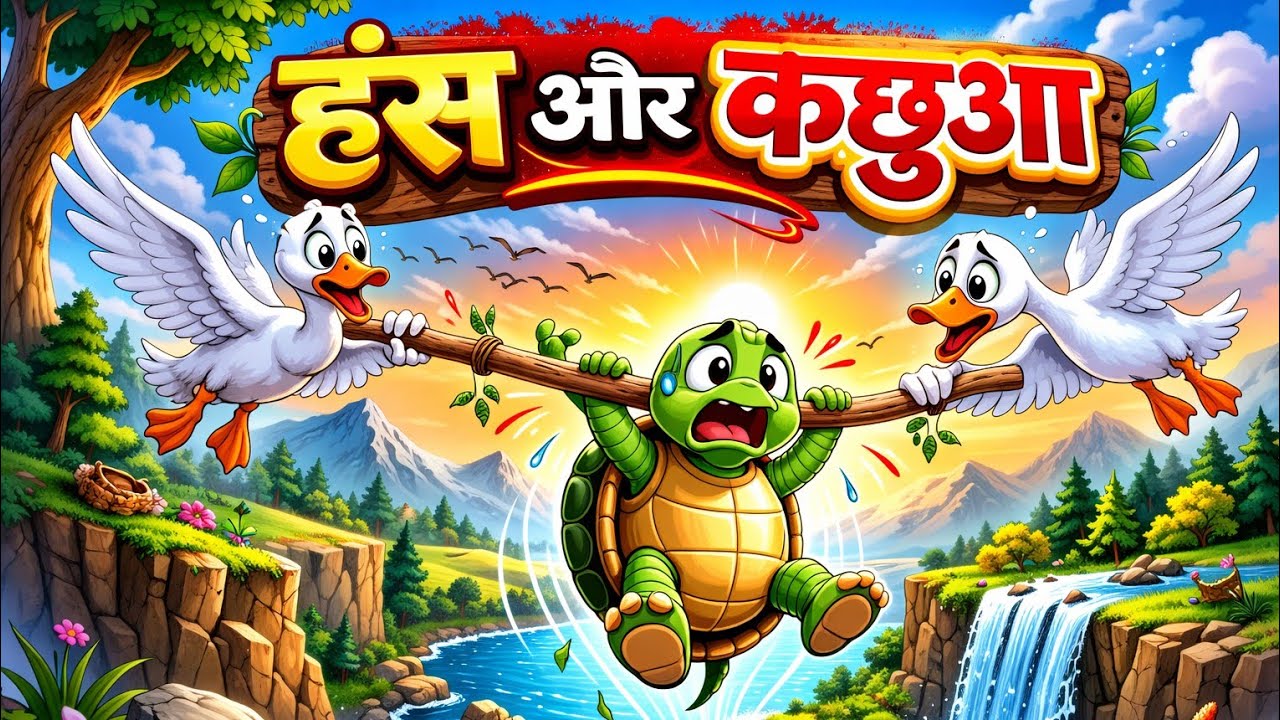 हंस और कछुआ की कहानी | Hans Aur Kachua Story | Hindi Moral Story for Kids