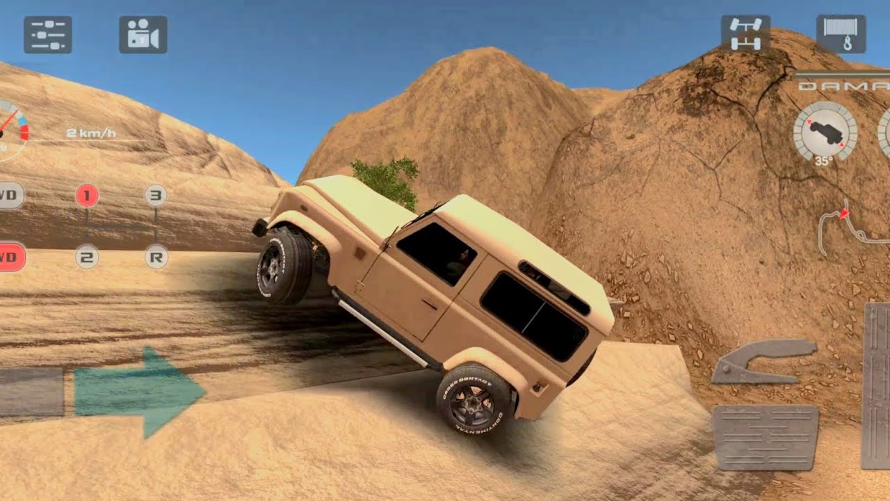 Extreme 4x4 Desert Off-Roading | Realistic Desert Driving Gameplay (2025)