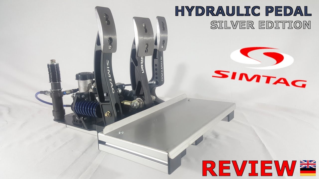 Simtag Hydraulic Pedals [Silver Edition] Review [ENG Sub & GER]