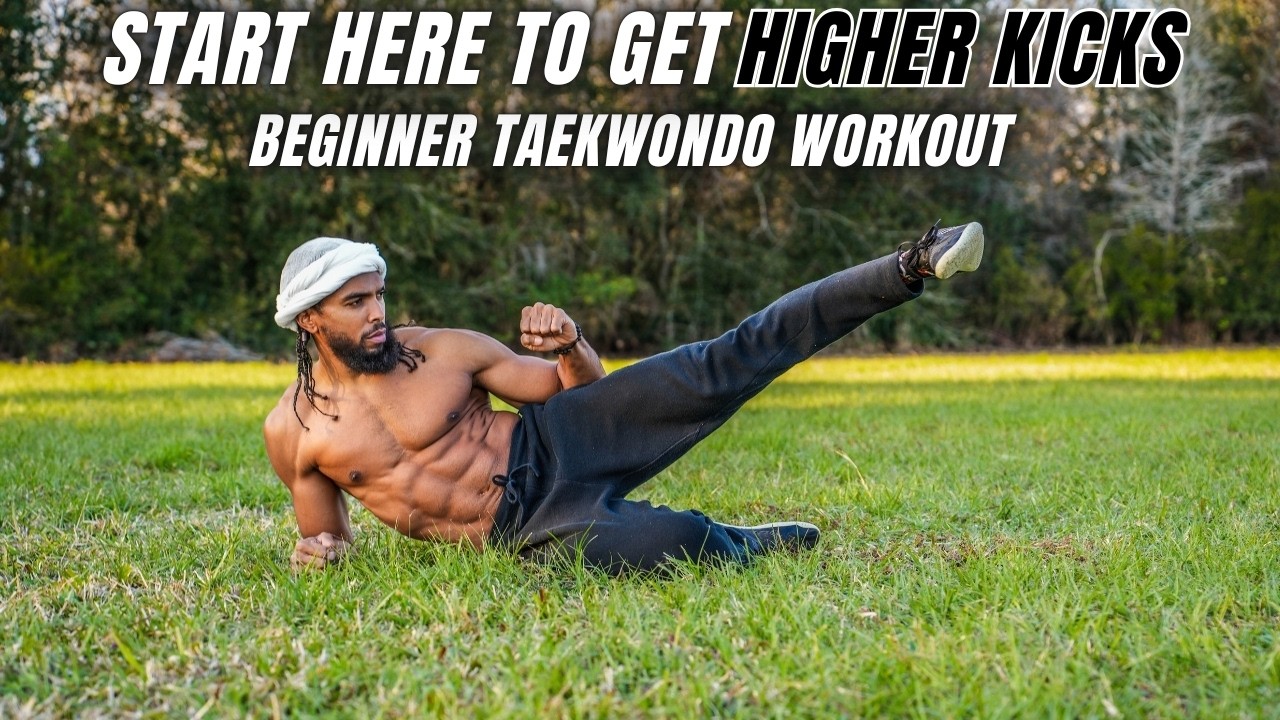 Beginner Taekwondo Workout For Higher Kicks | 10 Minutes