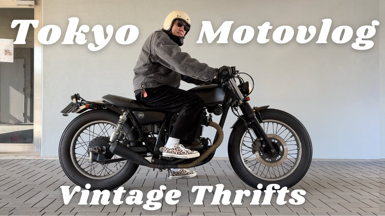 Tokyo Motovlog - Taking my wife for vintage clothing thrifts in Shimokitazawa!