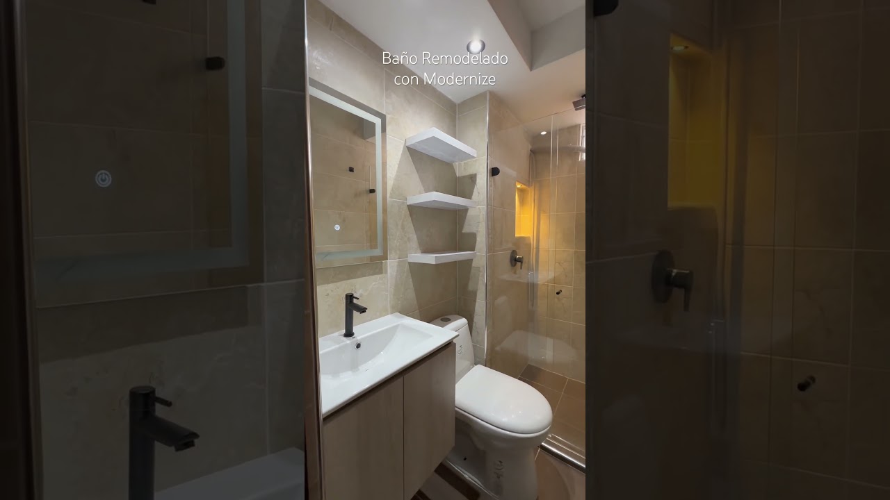 Ba&ntilde;o Remodelado con Modernize #ba&ntilde;os #remodelaciondecasas #dise&ntilde;ointerior #dise&ntilde;ointeriores #cali