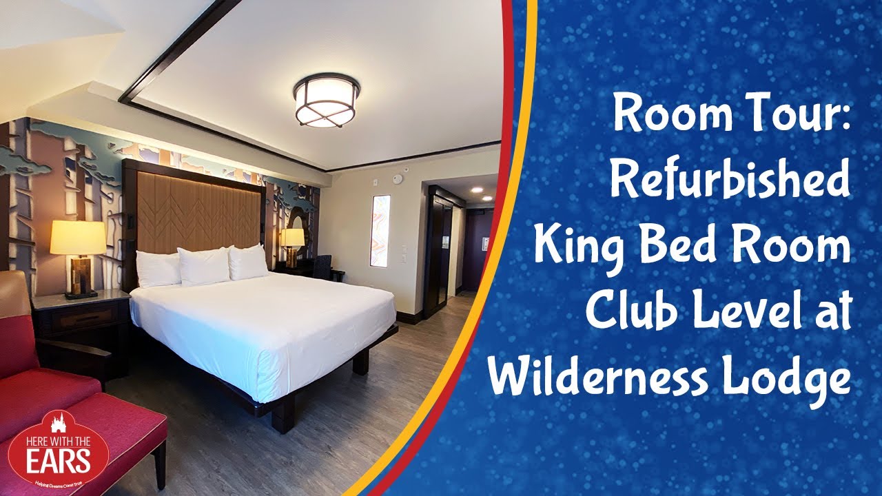 Disney's Wilderness Lodge - Room Tour - Remodeled King Bed Room (Club Level) 2020