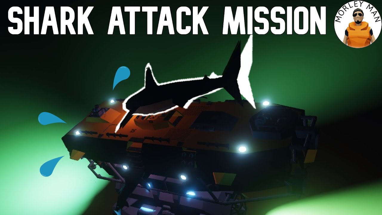 Sharks Attack our Submarine! l Stormworks Multiplayer Submarine Rescue Mission