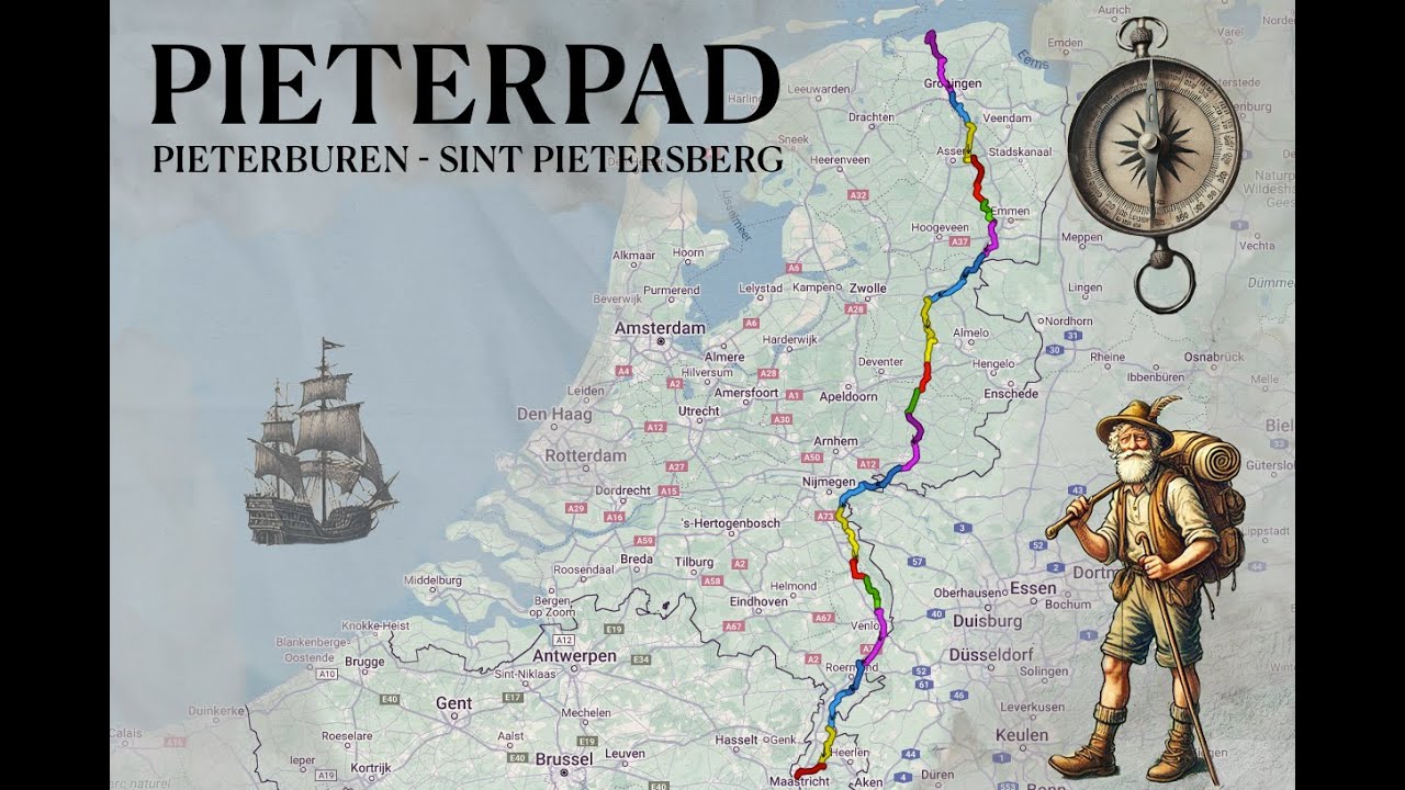 Pieterpad in Beeld: Een overzicht van de etappes, verhalen en ervaringen (2024)