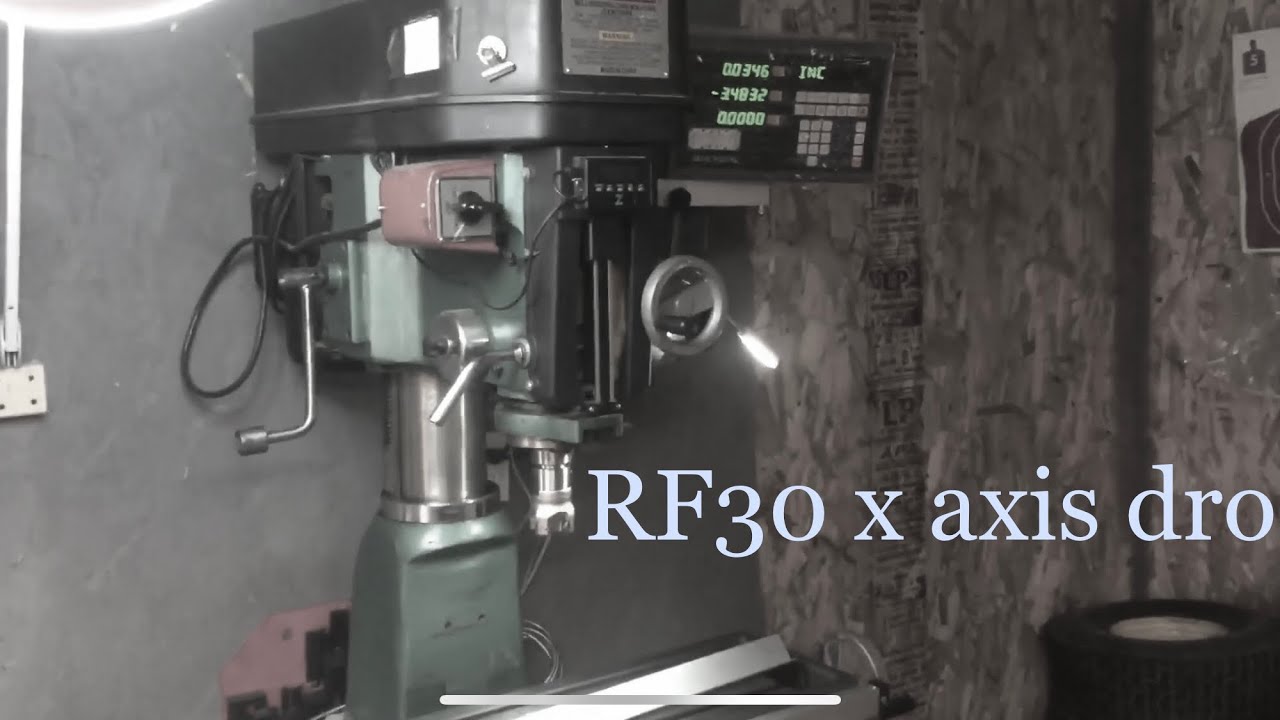 X axis dro for rong fu mill rf30 digital readout
