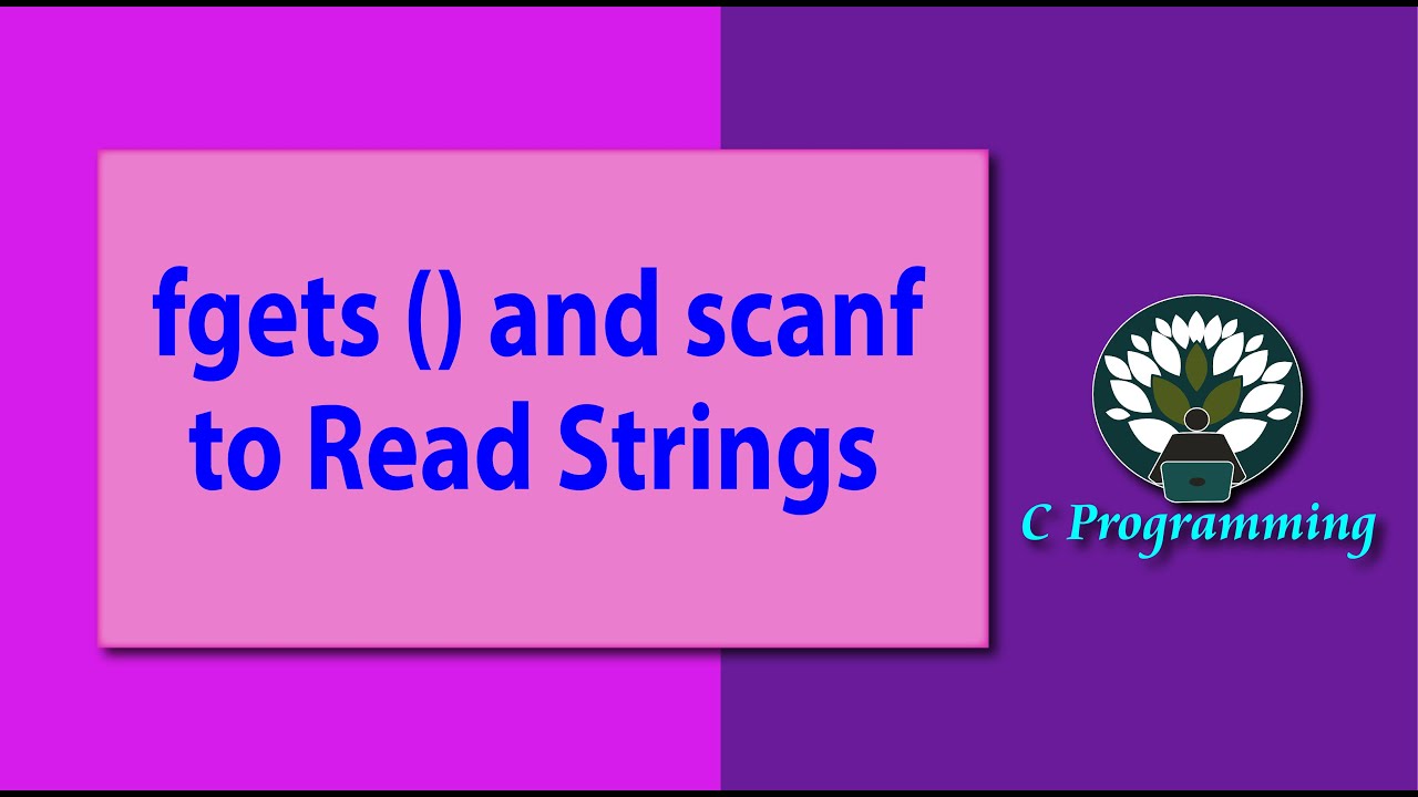 fgets () and scanf to Read Strings