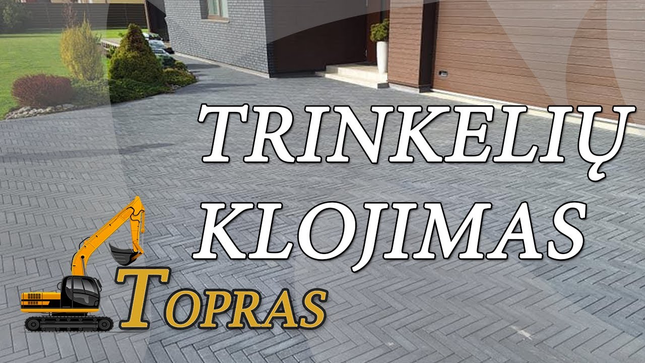 MB TOPRAS - TRINKELIŲ KLOJIMO DARBAI. VEJOS ĮRENGIMAS, GRIOVIMO DARBAI,TRINKELIŲ KLOJIMAS.