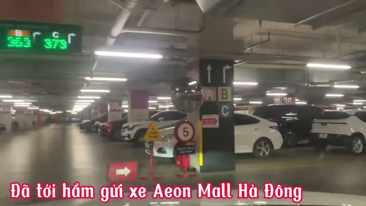 Hướng Dẫn Đi Hầm Gửi Xe AEON Mall Hà Đông #shorts