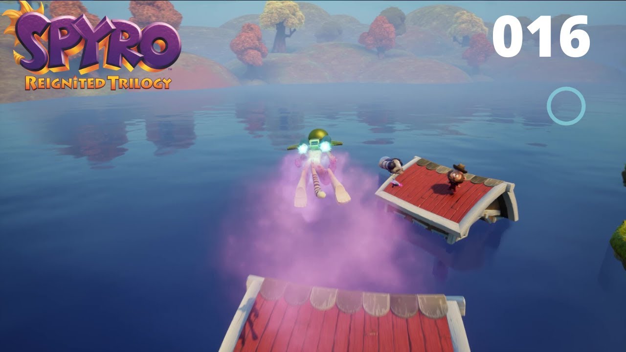 Spyro Year of the Dragon Walkthrough Deutsch Part #16, Querfeldein-Strecke 100% mit Trophäe