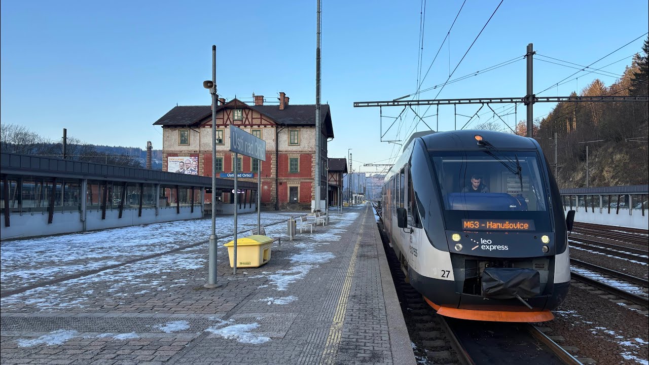 Hlášení ve vlaku LET - Ústí nad Orlicí-Hanušovice
