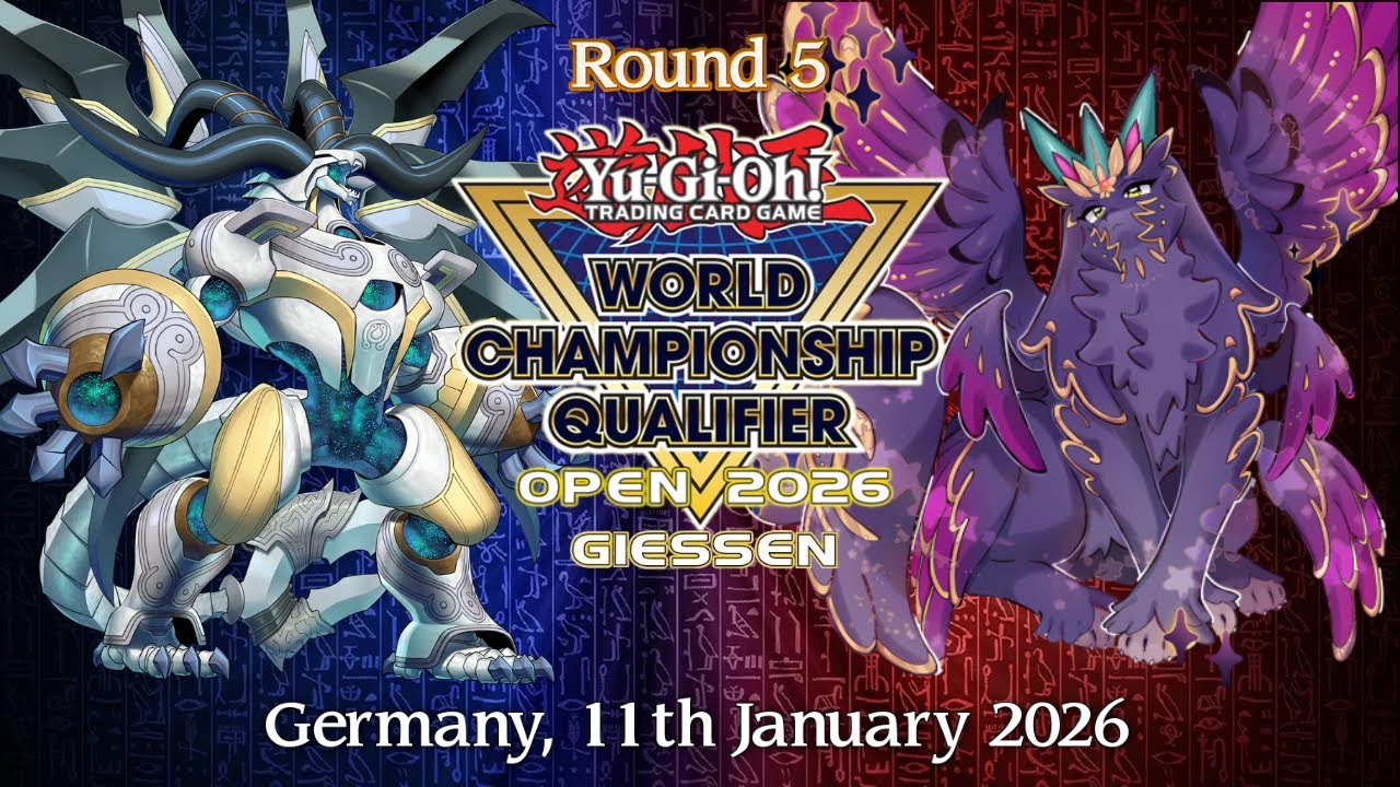 WCQ OPEN GIESSEN │ Dracotail VS Purrely │ Round 5 Yu-Gi-Oh! January 2026