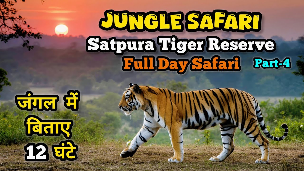 Core Forest में 12 घंटे की रोमांचक सफारी | Satpura NationalPark | Satpura Tiger Reserve | Part-4