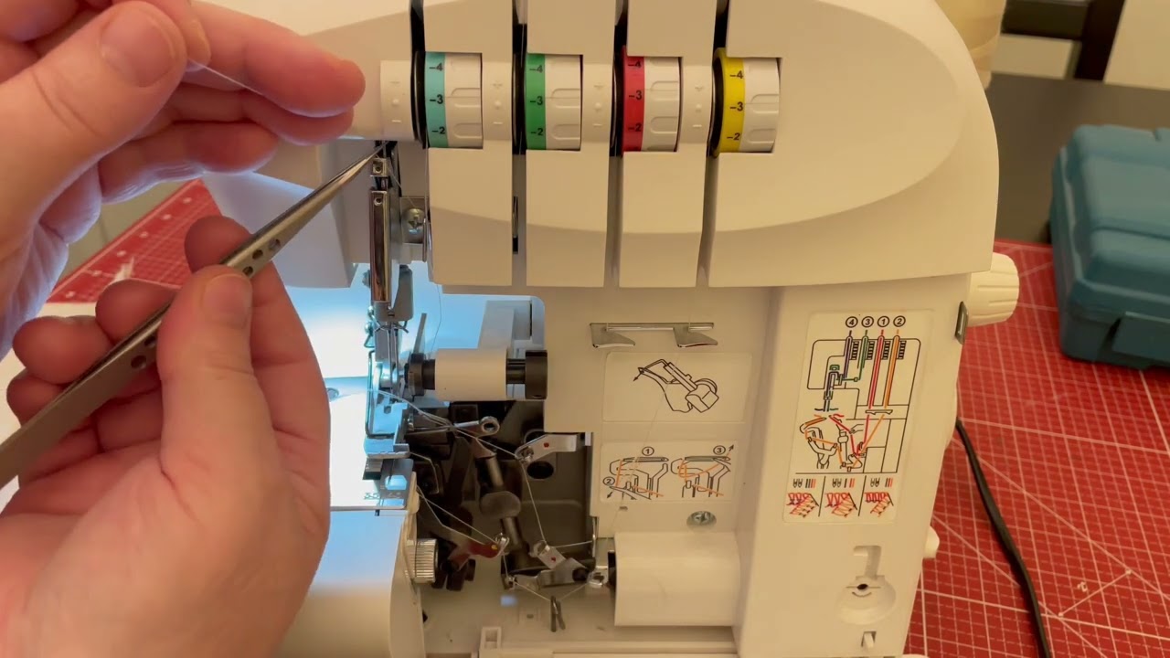 Medion  Overlock einfädeln #overlock #medion #einfädeln
