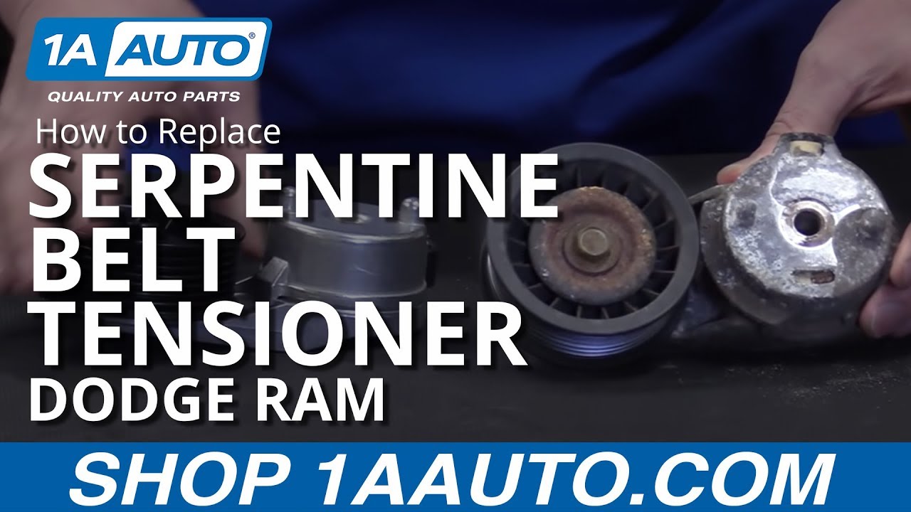 Как заменить натяжитель ремня ГРМ на Dodge Ram 1500 03-08