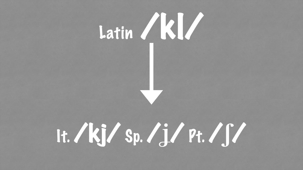 Latin /pl/, /kl/, /fl/ to Italian, Spanish, Portuguese: Romance Languages Comparison