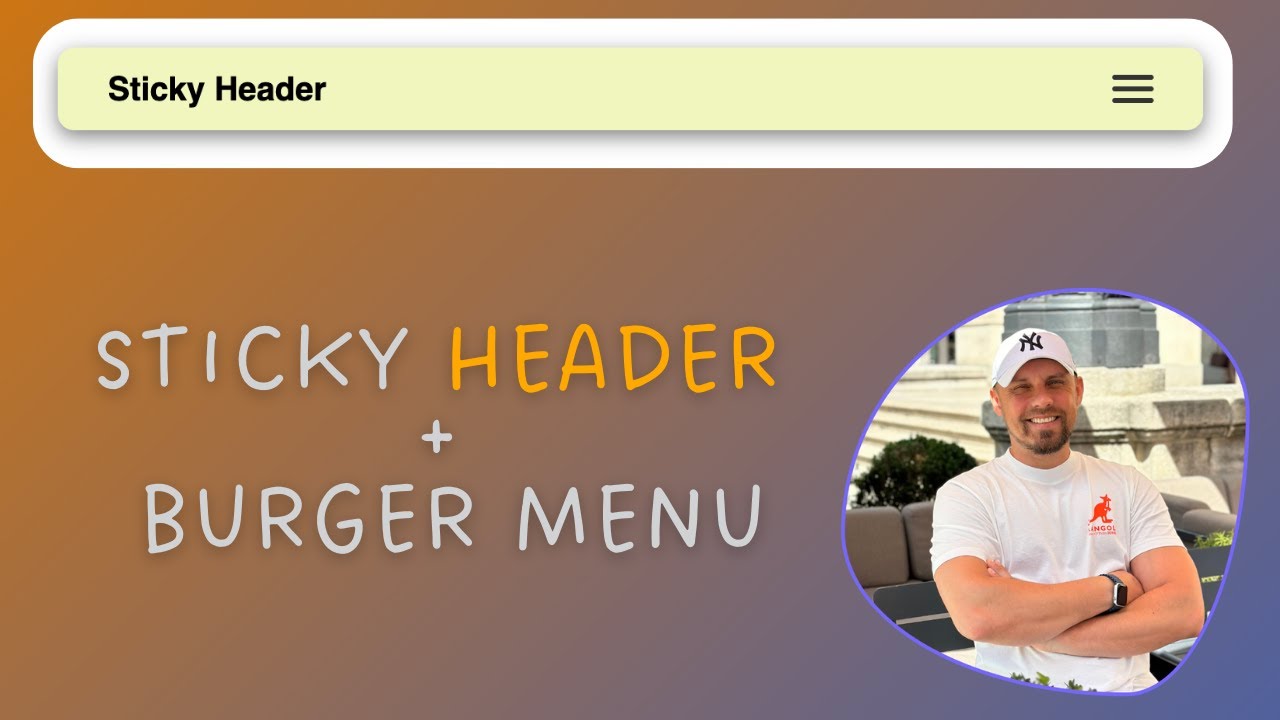 Этот sticky header сразу делает сайт живым