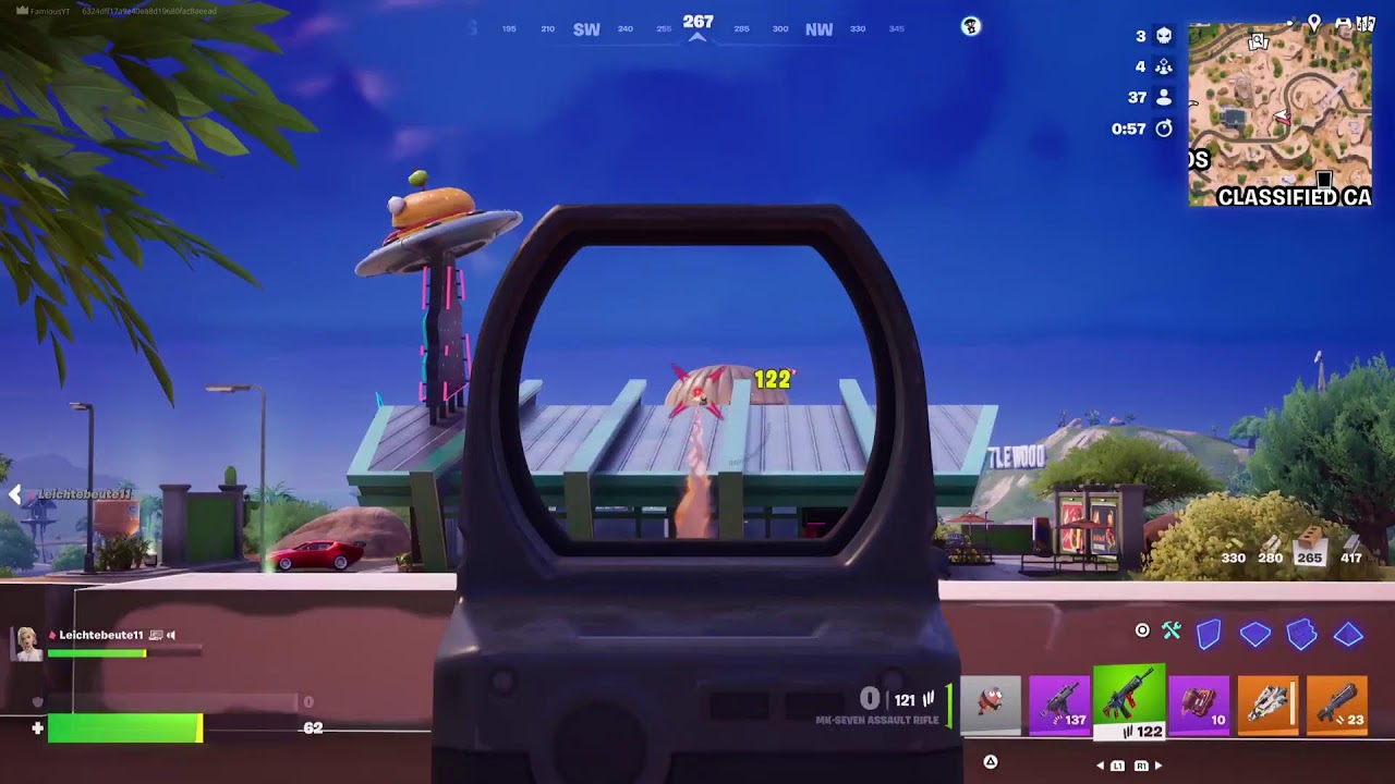 Fortnite stream with subscribers