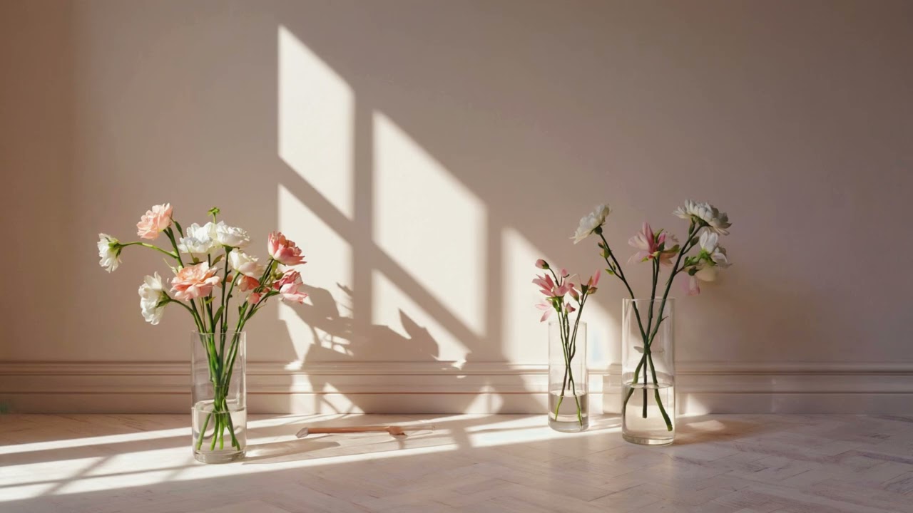 Floral Screensaver | Spring Neutral Aesthetic | 4K Screensaver | TV Art | Framed TV| 2 Hours 