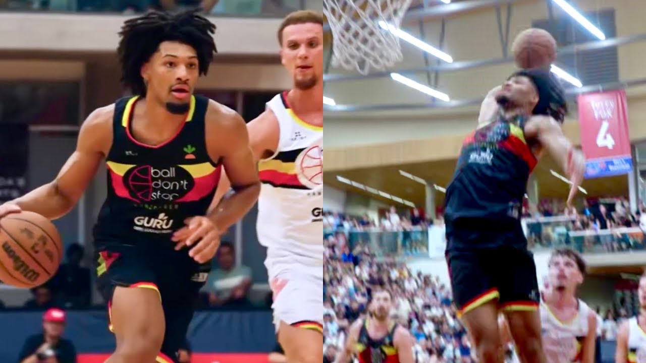 Shaedon Sharpe Puts Up 43 Points at Ball Don't Stop Pro-Am in Vancouver! Super Explosive and Smooth