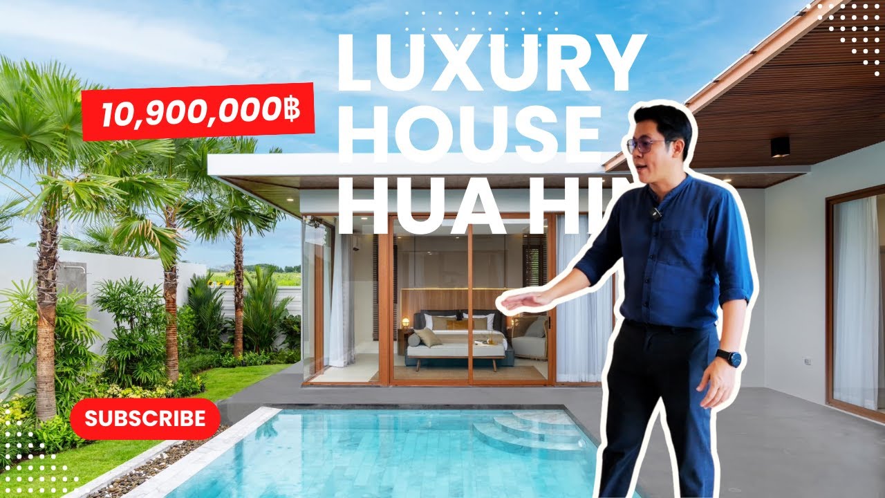 ✨Ready to move in Modern Tropical House in Hua Hin Price 10.9 MB. บ้านสวยพร้อมอยู่หัวหิน