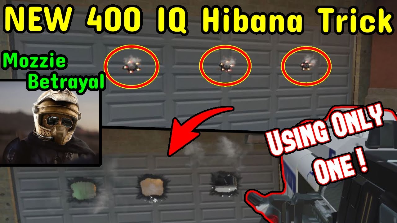 New * 400 IQ *  Hibana Trick | When a Drone Try to Friend Mozzie - Rainbow Six Siege