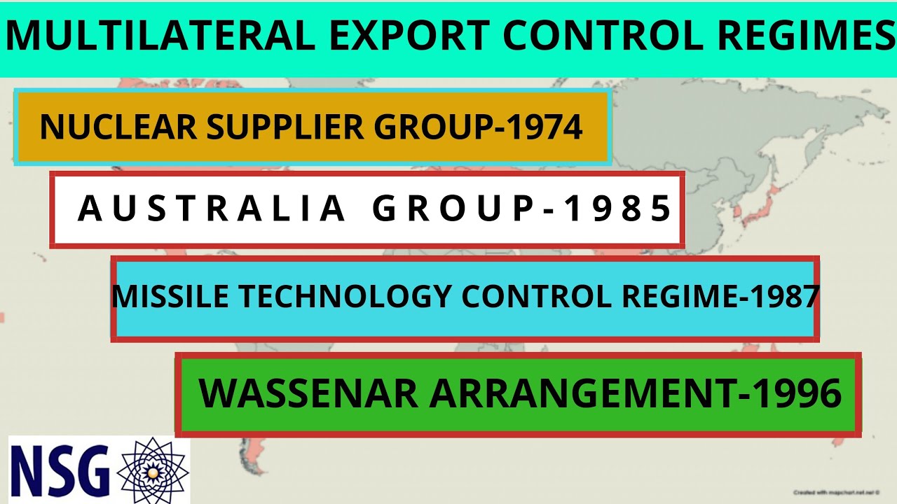 Multilateral export control regime s