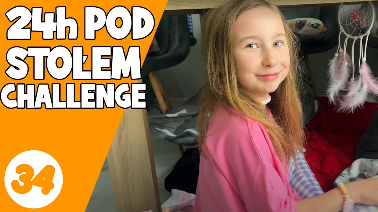 24h POD STOŁEM Challenge | Czy Misia wytrwa ?