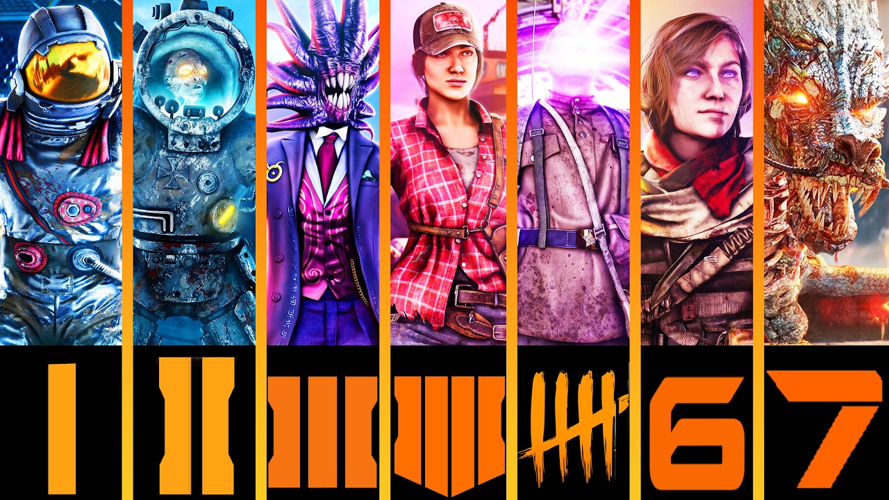 ⭐ALL ZOMBIES DLC4 EASTER EGGS⭐SPEEDRUN!⭐Call of Duty Black Ops 1/2/3/4/5/6/7 Zombies⭐