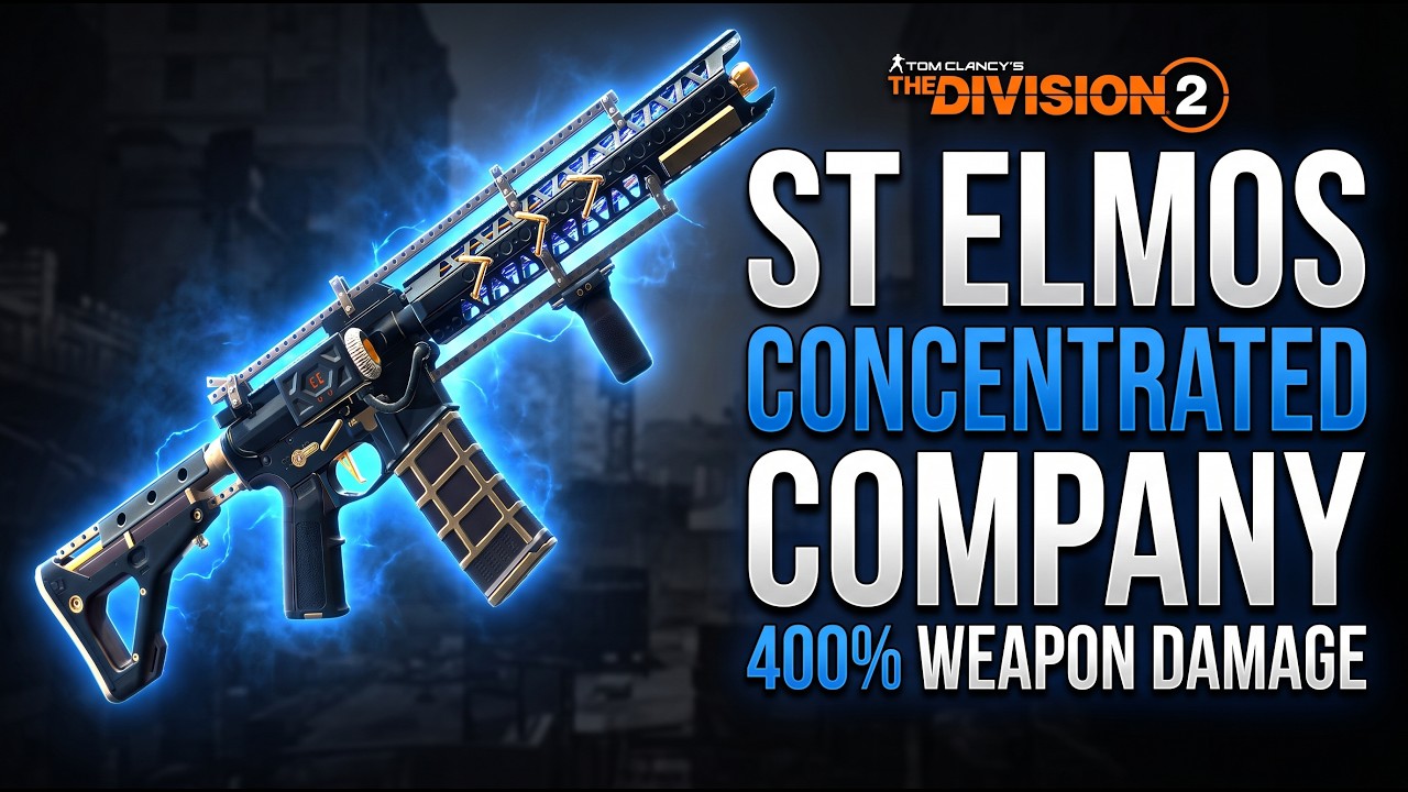 This St Elmo's Concentrated Company Build is BRUTAL...400% Weapon Damage 1.3M Crits 270% CHD